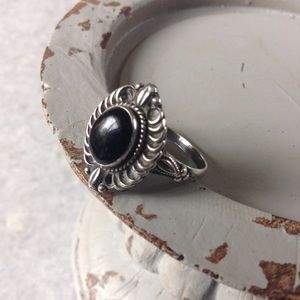 Sterling Silver Onyx Ring